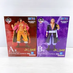 ◆ 一番くじ MASTERLISE EXPIECE ワンピース ロジャー海賊団 伝説の海賊 A賞 ゴール・D・ロジャー B賞 シルバーズ・レイリー 未開封品 セット ◆