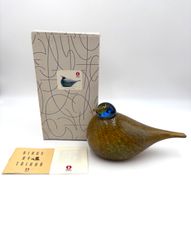 Oiva Toikka Napapiirin lasi 希少 Kuukkeli - メルカリ