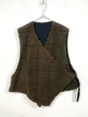 KBF ケービーエフ アーバンリサーチ KB37-27J130 リバーシブルボア ベスト sizeOne/茶 ◆■レディース