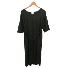 CLOCHE ワンピース 長袖 マキシ ロング 02 カーキ 760-85010 ■YHS10