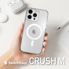 iPhone 14 Pro Max ケース カバー クリア MagSafe 対応 マグネット 付 シンプル ストラップホール 付 スマホケース iPhone14ProMax 対応 SwitchEasy Crush M
