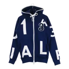 サイズ：XXL 1PIU1UGUALE3 GOLF  長袖 スウェットパーカー  ネイビー系 [240101591684] ゴルフウェア メンズ ストスト