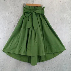 OLIVE des OLIVE フレアスカート ボトムス レディース Fサイズ グリーン オリーブデオリーブ 〇□