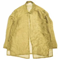 Steven Alan スティーブンアラン 日本製 CHAMBRAY ORGANDY SHIRT シャンブレーオーガンジーシャツ 8211-299-0102 S マスタード 長袖 トップス g24609