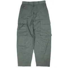 ADAM ET ROPE アダムエロペ 23AW サステナブル ウーステッドカーゴパンツ GAS23180 36 チャコールグレー イージー ボトムス g24605