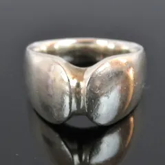 GEORG JENSEN ジョージ・ジェンセン リング 指輪 #100 シルバー925 銀 デンマーク製 14号 rk9982のサムネイル