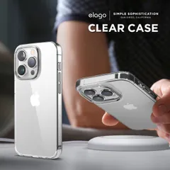 iPhone 14 Pro ケース クリア カバー 耐衝撃 クリアケース 透明 薄い スマホケース iPhone 14 プロ iPhone14Pro アイフォン14Pro elago CLEAR CASE