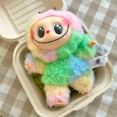 (新品) ザ・MONSTERS レインボー ラブブ キーホルダー ぬいぐるみ