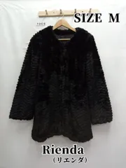 7069　Rienda（リエンダ）　フェイクファーコート　M