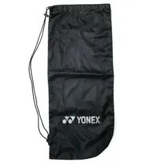 【新品・訳あり】ヨネックス(Yonex) 純正ソフトラケットケース 1本収納 ブラック 巾着タイプ ※メッシュ生地付き※【F20251226-01】【メール便発送】