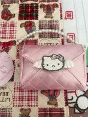 ハローキティ ピンク キルティング ミニ バッグ 新品
