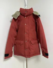 80s THE NORTH FACE ザノースフェイス ブラウンレーベル SIE シエ エラ パーカ ダウン レッド