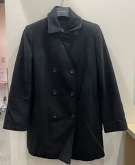 Burberry's カシミヤ ステンカラーコート ネイビー - メルカリ