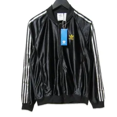 未使用 adidas アディダス トラックジャケット JV9274 SST ジャージ ジップアップ ブラック 黒 S 27112193