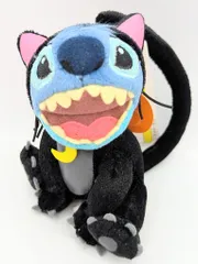 東京ディズニーランド ぬいぐるみバッジ DISNEY'S HALLOWEEN スティッチ(黒猫)/Scream & Shout 2006