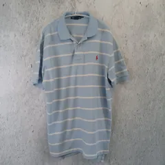 POLO RALPH LAUREN 半袖シャツ メンズ ロゴ刺繍 ポロシャツ Lサイズ □〇