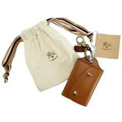 ☆☆IL BISONTE イルビゾンテ スマートキーケース 34-04150 ブラウン レザー 袋有