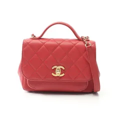 シャネル CHANEL ショルダーバッグ ビジネスアフィニティ マトラッセ レッド レザー マトラッセ ビジネス アフィニティ 2wayチェーンショルダー レディースのサムネイル