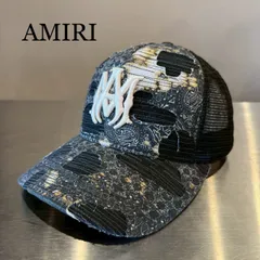 『AMIRI』アミリ バンダナリペアトラッカーキャップ
