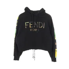 フェンディ FENDI パーカー ロゴスウェット マルチカラー コットン パーカー レディース Used Aのサムネイル