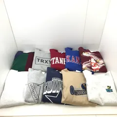 【現状渡し品】 まとめ売り スウェット 10着セット 【146-251226-yk-07-tag】