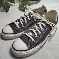【良品】CONVERSE/コンバース/ALL STAR/オールスター/スニーカー/灰色/グレー/白/ホワイト/23.5cm