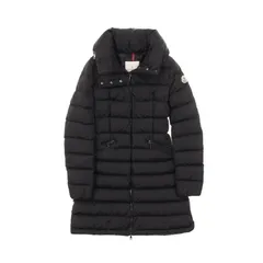 モンクレール MONCLER ダウンジャケット FLAMMETTE フラメッテ ブラック ナイロン FLAMMETTE ダウンコート ブラック レディース Used A