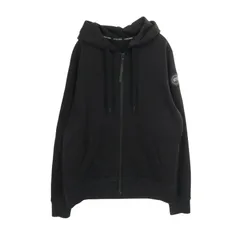 カナダグース CANADA GOOSE パーカー HURON FULL ZIP HOODY BLACK LABEL コットン パーカー メンズ Used B