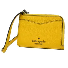 Kate spade ケイト・スペード コインケース カードケース 定期入れ 黄色 レザー 03BS369
