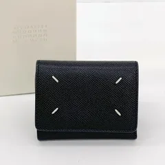 Maison Margiela メゾンマルジェラ 三つ折財布 ウォレット 財布 サイフ SA3UI0017 箱付き 美品 コンパクト レディース 服飾 DF17659■