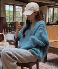 オディナリーメント 르에 オーバーサイズ ケーブル ニット