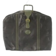 ア・テストーニ a.testoni ガーメントバッグ スーツバッグ レザー 本革 黒 ブラック /CK18 ■GY64