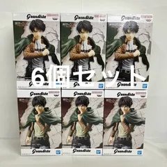 未開封 進撃の巨人 Grandista リヴァイ エレン フィギュア 6個セット SFQ692 c101