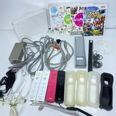 Wii本体 セット 4人で遊べる 動作確認済み リモコン4本 ヌンチャク3本 大乱闘スマッシュブラザーズX WiiParty 人気ソフト4本 まとめて