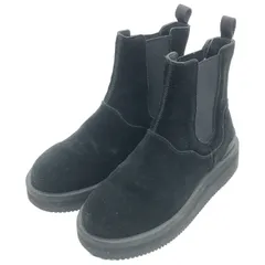suicoke (スイコック) AP STUDIO 別注 スエードサイドゴアブーツ 23 ブラック 23