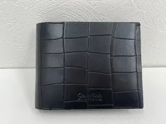 【新品未使用】Calvin Klein Platinum カルバンクライン　財布　 二つ折り　ブラック