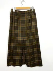 BEUTY＆YOUTH UNITED ARROWS ビューティーアンドユース 1624-207-3658 チェックスリットフレア スカート sizeS/茶 ■■レディース