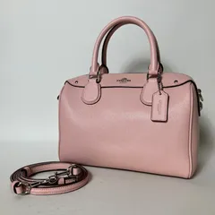 2512-14｜美品｜コーチ 2WAYハンドバッグ レザー ピンク