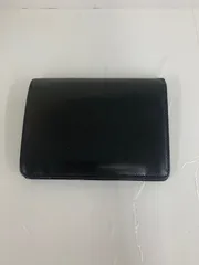 ☆3 COACH 二つ折り財布 ブラック メンズ　レザー　合皮【財布】【1】