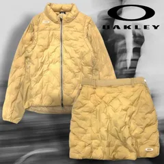 オークリー 吸湿発熱 撥水 防風 UPF50+ ストレッチ 中綿 袖取り外し可能 2WAY パデッド ジャケット ベスト スカート セットアップ 上下 ゴルフウェア FOA500784/FOA500794 定4.4万 M レディース▲044▼51113s01