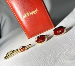 Cartier カフリンクス カフス タイピン 2Cモチーフ ネクタイピン
