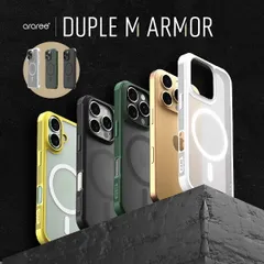 iPhone 16 Pro Max ケース MagSafe 耐衝撃 フロスト クリア マグセーフ スマホケース iPhone16ProMax アイフォン 16 プロマックス 対応 araree Duple M ARMOR