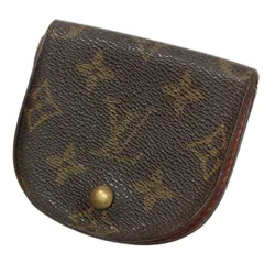 Louis Vuitton ルイヴィトン　モノグラム　ポルトモネ・グゼ コインケース　小銭入れ付き 正規品 LV ヴィンテージ　茶