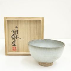 三十一世 加藤唐三郎 白天目 茶碗 共箱 尾州徳川家御用窯 天目茶碗