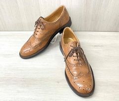 トッズ ウィングチップ ブローグ オックスフォード 茶色 40.5 使用僅か