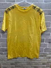 【B2-35】◇BURBERY    サイズM    Tシャツ　黄色