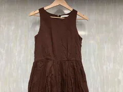 MARIHA マリハ ノースリーブワンピース ブラウン 草原の虹のドレス サイズ38 