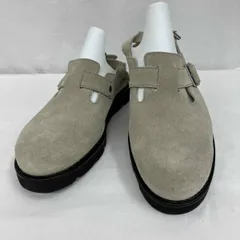 Tomo&Co for M/トモ&シーオー/MONKS MULE/ベージュ/スエード/25㎝
