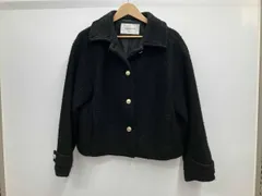 NATURAL BEAUTY BASIC ナチュラル ビューティー ベーシック 圧縮ツイードジャケット 017-4255043 サイズM ブラック