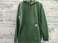 carhartt カーハート K288 G55 Hooded Sweatshirt パーカー グリーン サイズ：M LOOSE FIT MADE in MEXICO